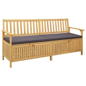 vidaXL Banc de rangement 2 -Seater 170 x 63 x 84 cm Rectangulaire