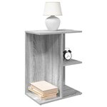vidaXL Tables de chevet 2 Pièces sonoma gris bois d'ingénierie