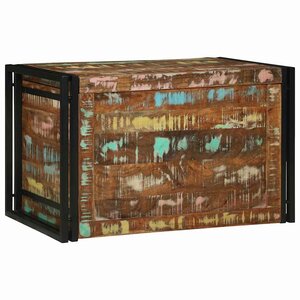 vidaXL Boîte de Rangement 80 x 50 x 50 cm Bois de récupération