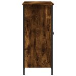 vidaXL Buffet chêne fumé 100x33x75 cm bois d'ingénierie