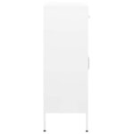 vidaXL Armoire de rangement Blanc 80x35x101 5 cm Acier