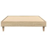 vidaXL Cadre de lit sans matelas chêne sonoma 75x190 cm