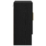vidaXL Meuble mural Chêne noir 60 x 31 x 70 cm Bois d'ingénierie