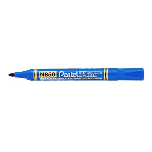Marqueur Permanent N850 Pointe Conique Bleu PENTEL