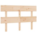 vidaXL Tête de lit 164x3x81 cm Bois massif de pin