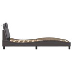 vidaXL Cadre de lit sans matelas gris 80x200 cm similicuir