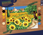 Tableau peinture numéro Les tournesols