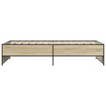vidaXL Cadre de lit sans matelas chêne sonoma 90x190 cm