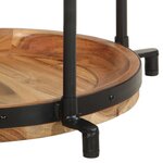 vidaXL Table d'appoint Ø55x83 cm bois massif d'acacia