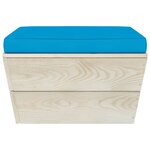 Vidaxl salon de jardin palette 6 pièces avec coussins épicéa imprégné