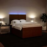 vidaXL Sommier à lattes de lit avec matelas Rose 160x200 cm Velours