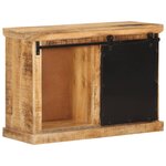 vidaXL Buffet 80x30x55 cm bois de manguier brut massif