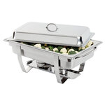 Chafing dish gn1/1 milan - olympia -  - acier inoxydable9 332x590x270mm