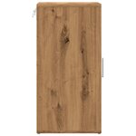 vidaXL Armoire à chaussures chêne artisanal bois d'ingénierie