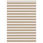 vidaXL Store zèbre marron sable largeur du tissu 160 9 cm polyester