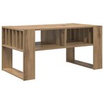 vidaXL Table basse Chêne artisanal 92 x 49 5 x 45 cm Bois d'ingénierie