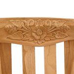 vidaXL Banc en Bois Sculpté en Rose 179 5 x 61 x 90 cm Naturel