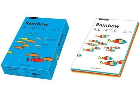 papier universel 'Rainbow', A4, vert intense, 80g, 500F PAPYRUS