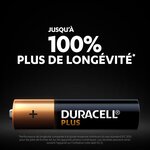 Duracell - nouveau piles alcalines aaa plus  1.5 v lr03 mn2400  paquet de 20