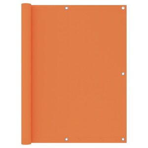 vidaXL Écran de balcon Orange 120x500 cm Tissu Oxford