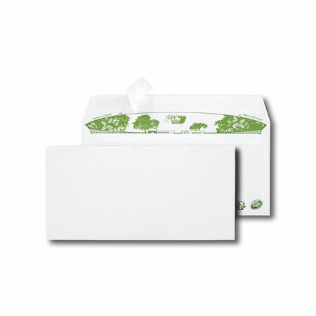 Paquet de 50 enveloppes extra blanches 100% recyclées dl 110x220 gpv