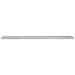 vidaXL Étagère murale flottante Gris béton 120x23 5x3 8 cm MDF