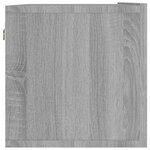 vidaXL Armoire murale TV Sonoma gris 120x30x30 cm Bois d'ingénierie