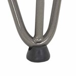 vidaXL Pieds en épingle à cheveux pour consoles  lot de 4  acier naturel  72 cm  acier massif