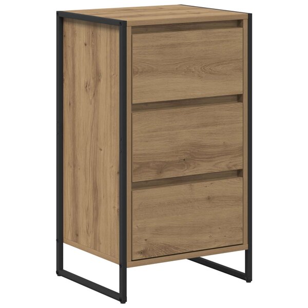 vidaXL Buffet Chêne artisan 42 x 36 x 75.5 cm Bois d'ingénierie