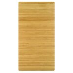 Kleine Wolke Tapis de bain Bambus 60x115 cm Marron