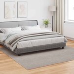 vidaXL Tapis d'intérieur LUGO Crème et Taupe 240 x 240 cm Polyester