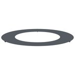 vidaXL Pot anthracite Anthracite Plastique Grand Grand pot Rond