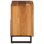 vidaXL Armoire lavabo de salle de bain 62x34x58cm bois massif d'acacia