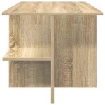 vidaXL Table basse Chêne Sonoma 87 x 50 x 45 cm Bois d’ingénierie