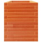 vidaXL Jardinière cire marron 110x40x49 5 cm bois de pin massif