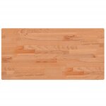 vidaXL Étagère de vasque murale acier et bois massif de hêtre