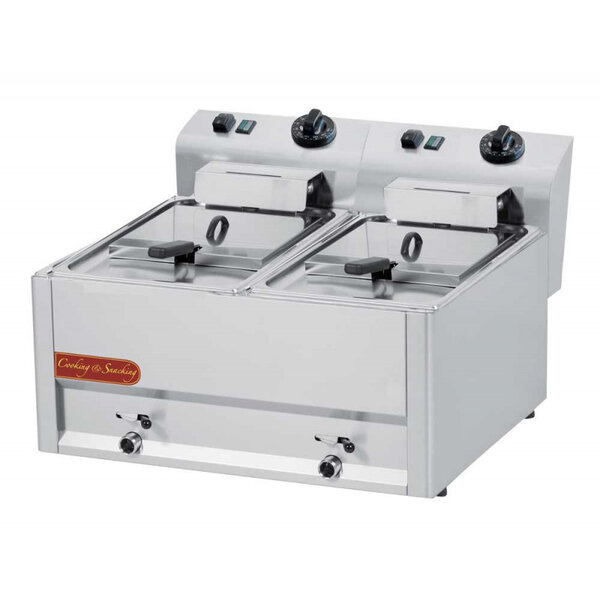 Friteuse électrique à poser 2 x 9 litres série 600 - fe60elt -  -