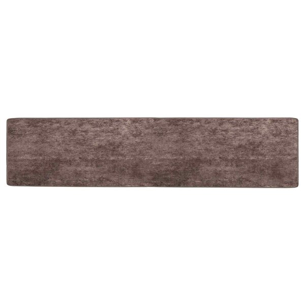 vidaXL Coureur de Tapis MARSA Gris 50 x 250 cm Polyester et PVC