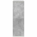 vidaXL Buffet avec tiroir Gris béton 30 5 x 27 x 84 5 cm