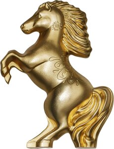 Pièce de monnaie en Argent 1000 Togrog g 31.1 (1 oz) Millésime 2026 Shaped Lunar Year WILD HORSE