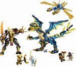 71796  Ninjago - Le dragon élémentaire contre le robot de limpératrice
