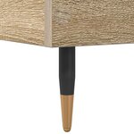 vidaXL Cadre de lit Chêne Sonoma 80 x 200 cm Bois d'ingénierie