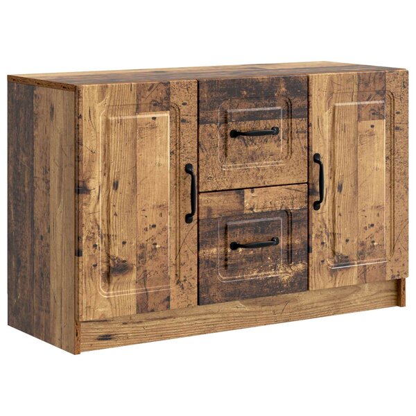 vidaXL Buffet Bois ancien 89 x 34 5 x 57 cm Bois d'ingénierie