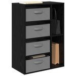 vidaXL Buffet Chêne noir 60 x 33 5 x 84 cm