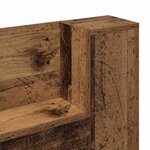 vidaXL Tête de lit Bois ancien 120 x 15 x 103 5 cm Bois d'ingénierie