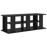 vidaXL Support de télévision Chêne noir 96 x 35 x 33 5 cm