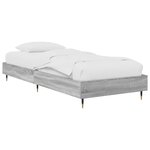 vidaXL Cadre de lit Sonoma gris 80 x 200 cm Bois d'ingénierie