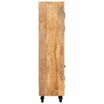 vidaXL Haut Armoire Marron 40 x 30 x 120 5 cm bois de manguier massif