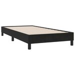 vidaXL Cadre de lit sans matelas noir 80x210 cm velours