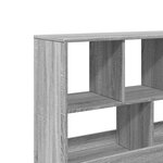 vidaXL Cloison de séparation sonoma gris bois d'ingénierie